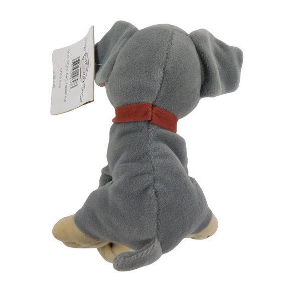 Disney Store Lady & the Tramp Mini Bean Bag Plush W/ Tags Beanie Set - Picture 4 of 6